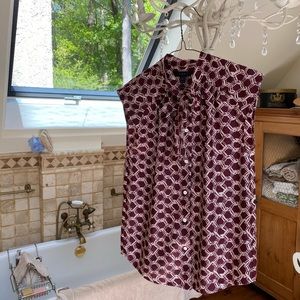 Jcrew silk workwear blouse